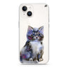 Watercolour Cat iPhone 14 plus 水晶透明保護殼