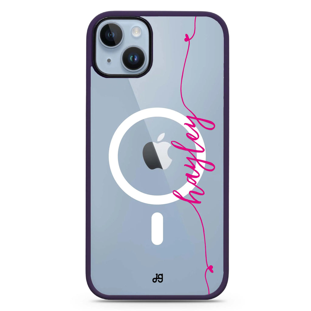 Heart Word iPhone 14 Plus Magsafe 兼容防衝擊保護殼