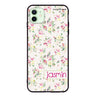 Floral Rain iPhone 12 超薄強化玻璃殻