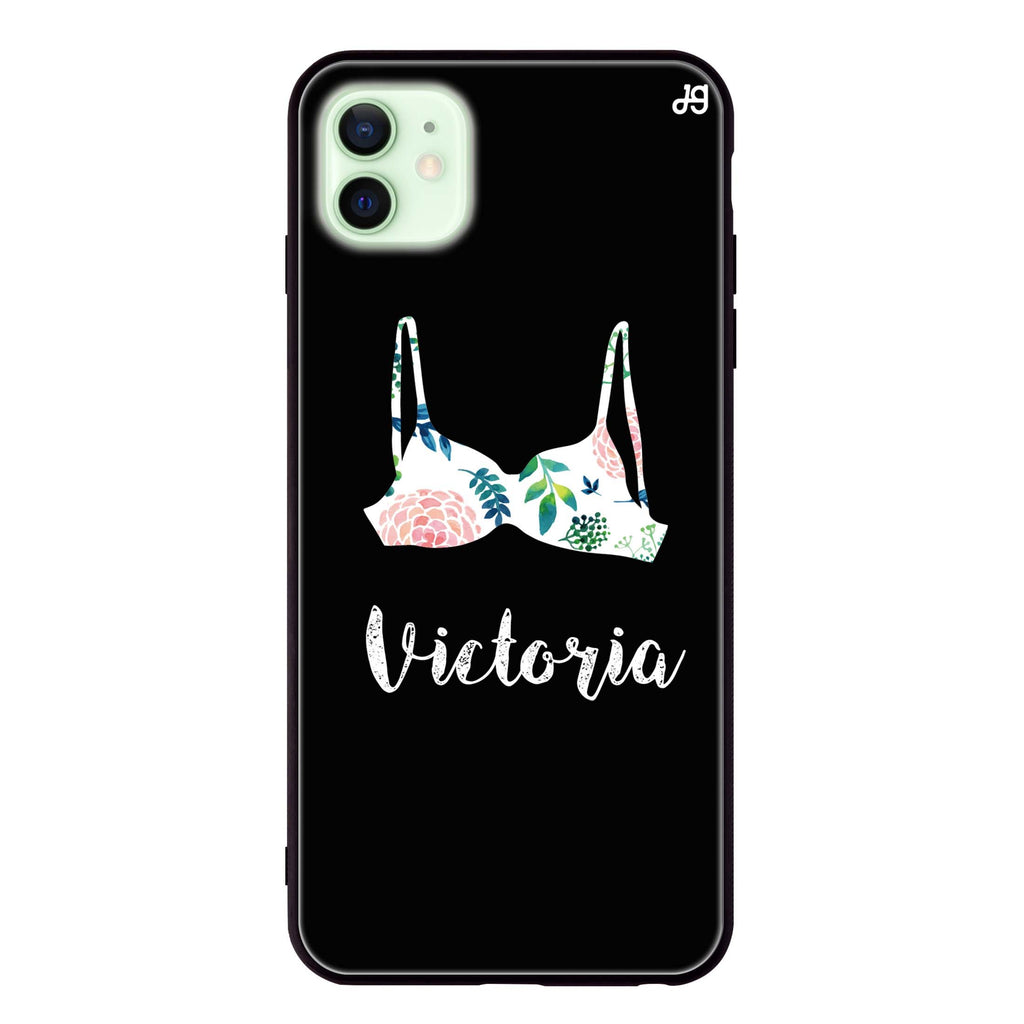 Floral Bra iPhone 12 mini 超薄強化玻璃殻