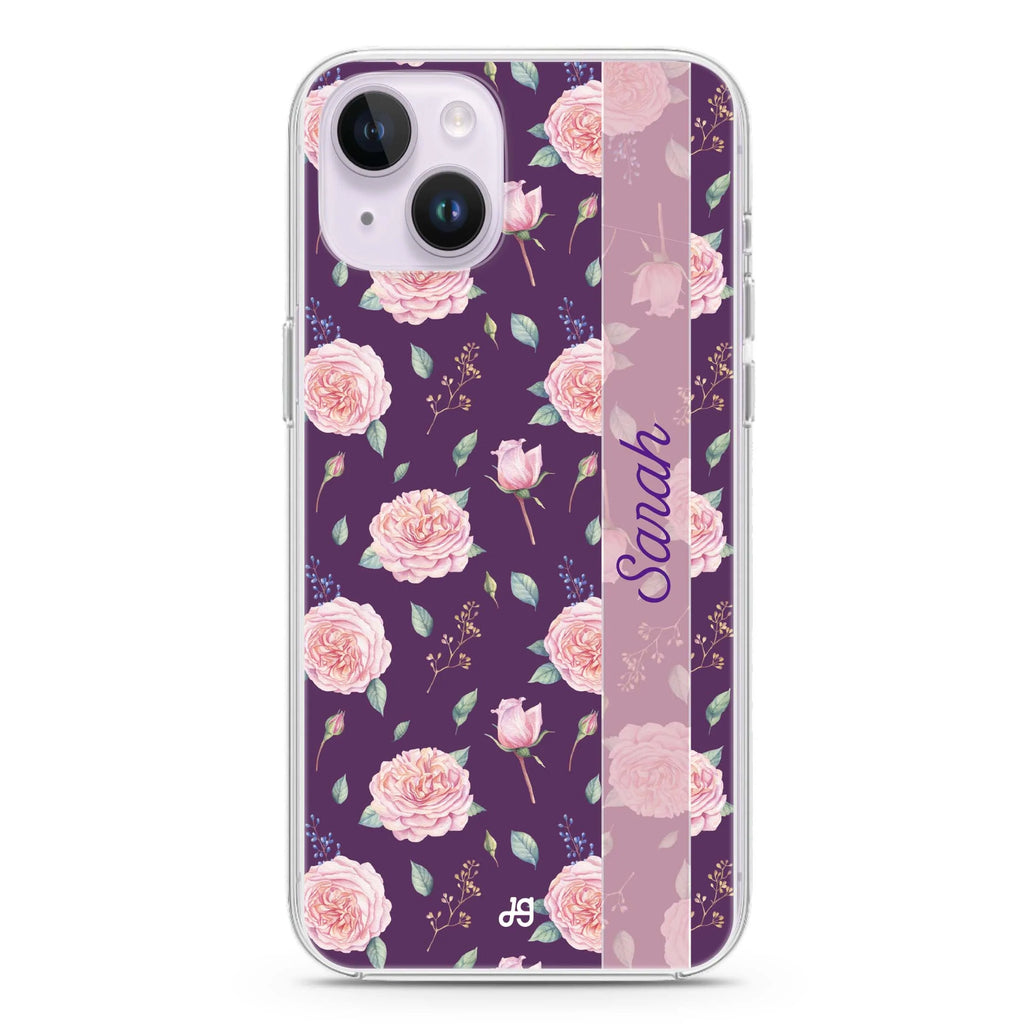 Naughty Purple iPhone 14 Plus Magsafe 兼容水晶透明保護殼
