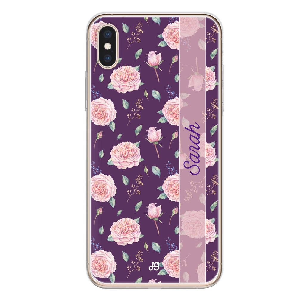Naughty Purple iPhone XS 水晶透明保護殼