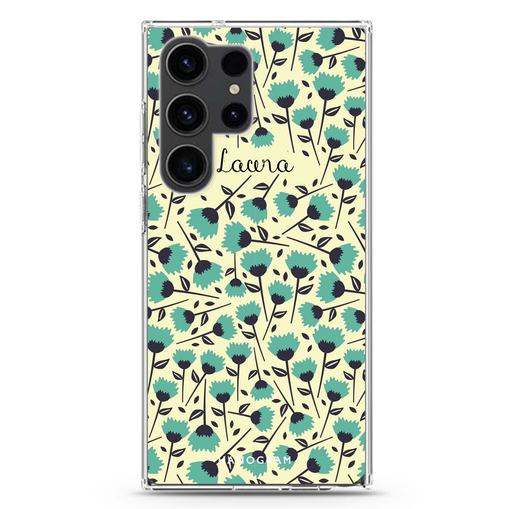 Spring Samsung Galaxy Ultra 可加名字透明保護殼，適用 S26/S25/S24/S23 Ultra，圖1