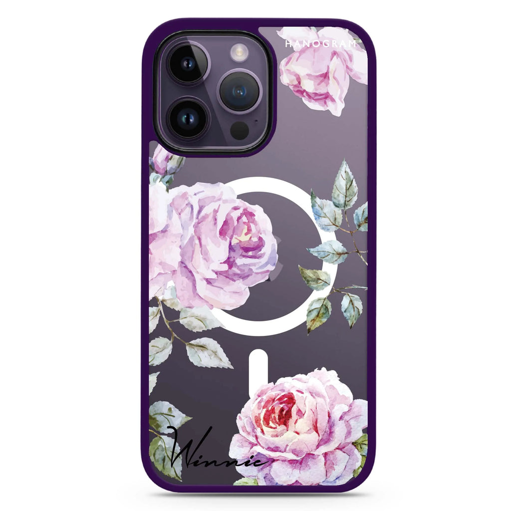 Classic Floral Magsafe 兼容防衝擊保護殼