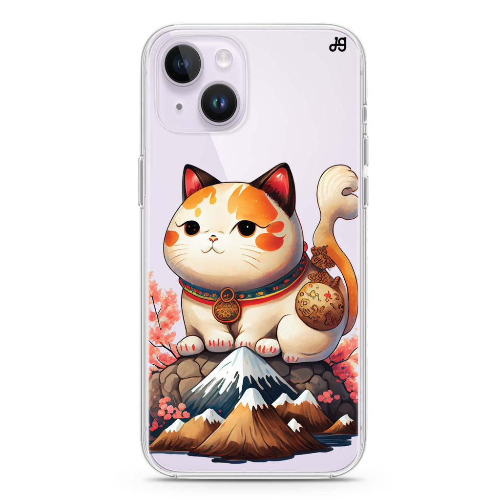 Kawaii Cat iPhone 14 Plus 水晶透明保護殼
