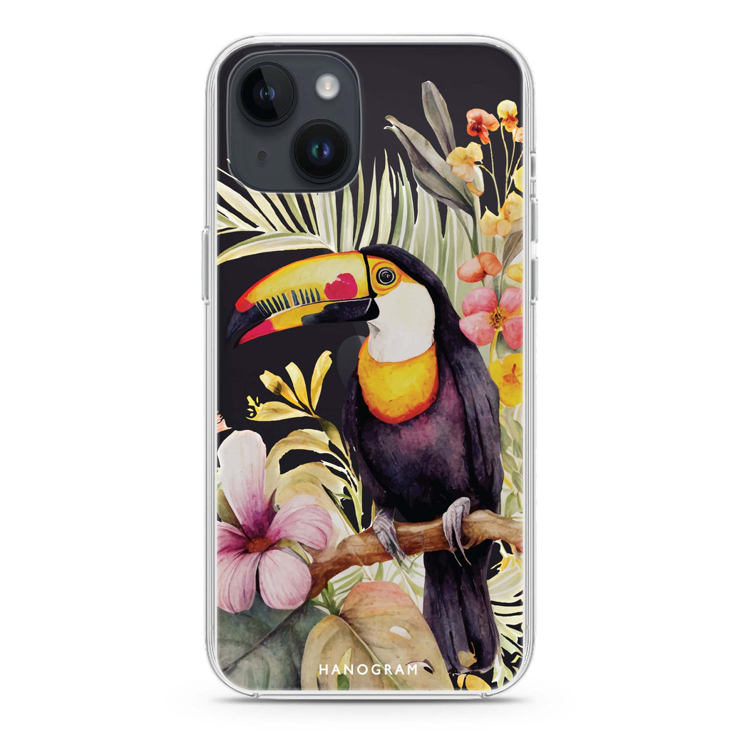 Tropical bird iPhone 14 水晶透明保護殼