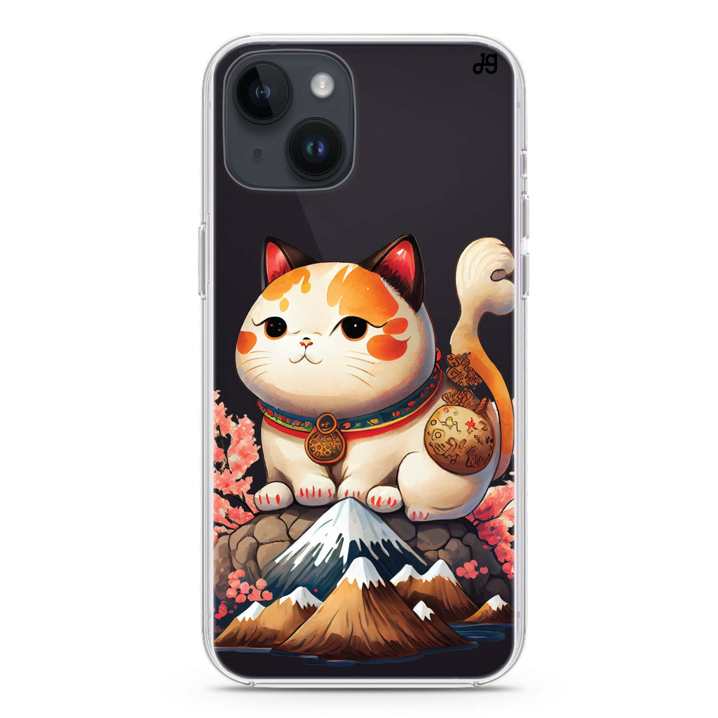 Kawaii Cat iPhone 14 水晶透明保護殼