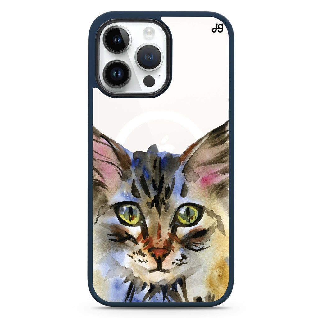 Watercolour Cat Magsafe 兼容防衝擊保護殼
