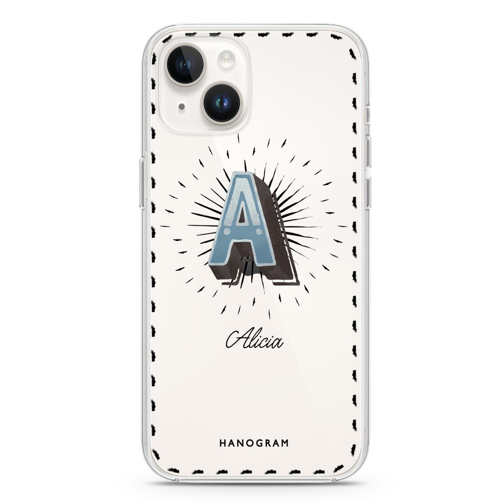 Artistic Monogram III iPhone 14 plus 水晶透明保護殼