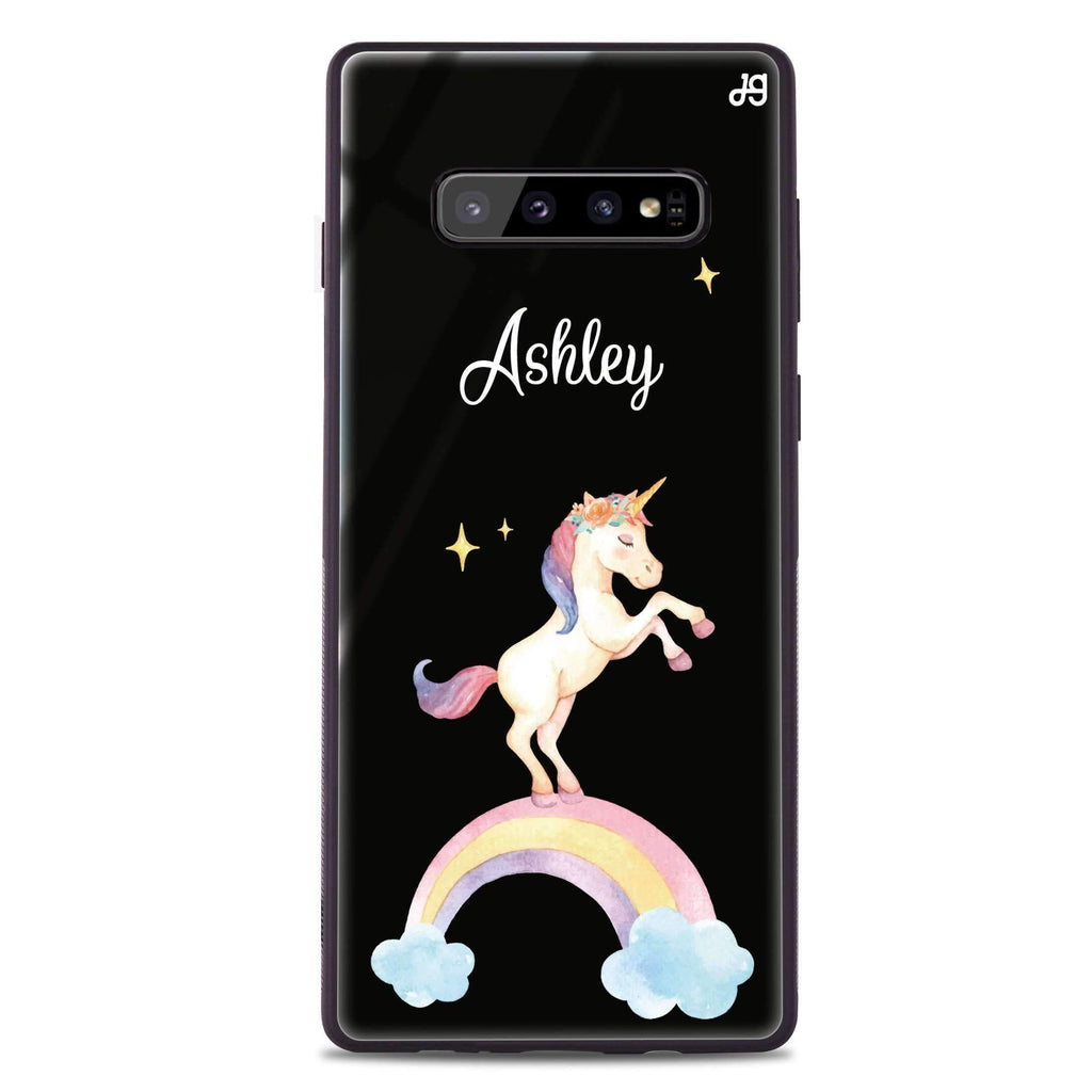 Rainbow Unicorn Unicorn Samsung 超薄強化玻璃殻