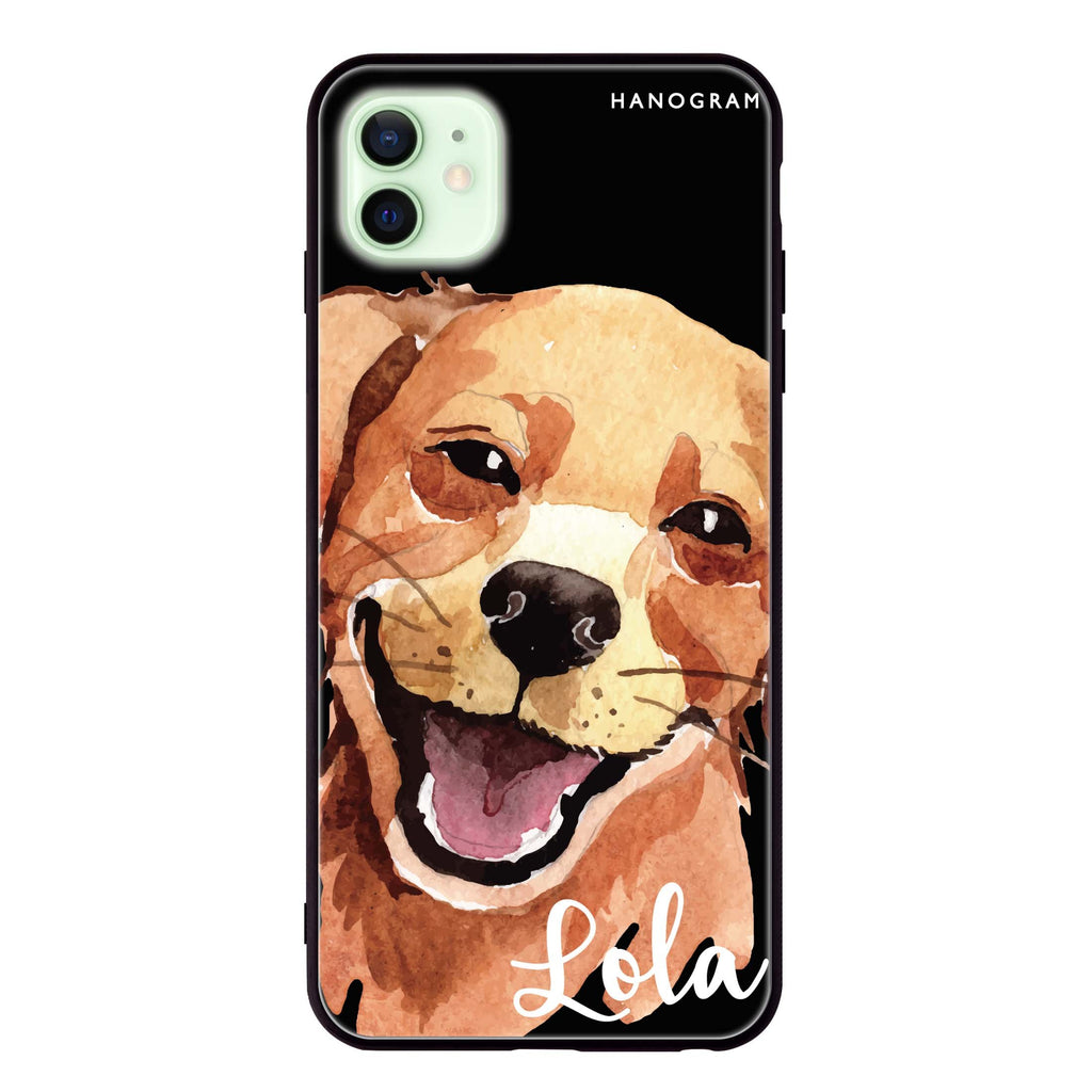 Golden Retriever iPhone 12 mini 超薄強化玻璃殻