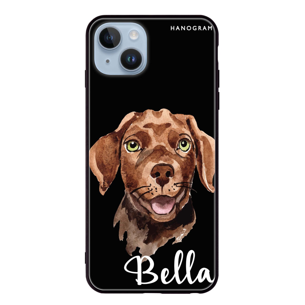 Dachshund iPhone 13 Mini 超薄強化玻璃殻