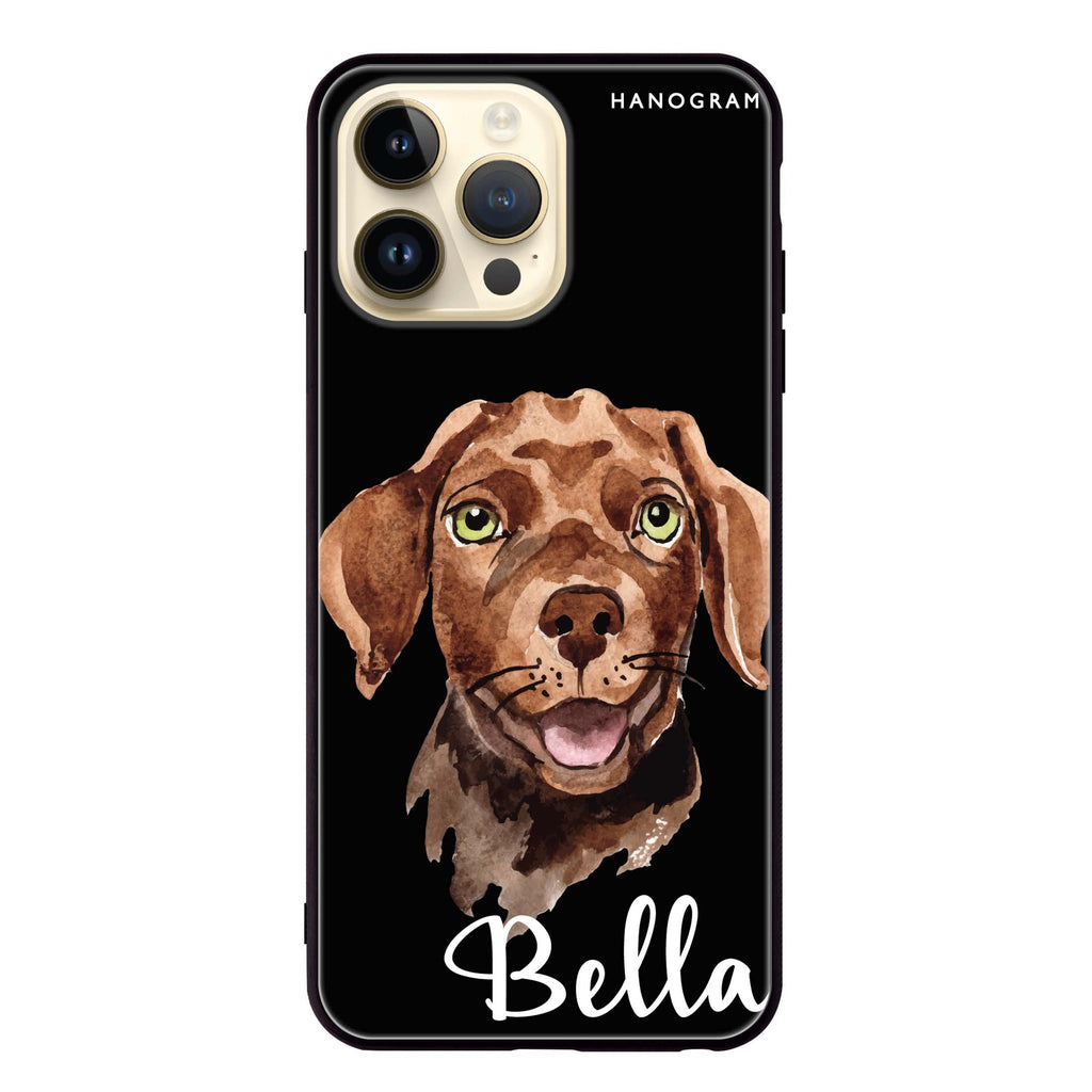 Dachshund iPhone 超薄強化玻璃殻