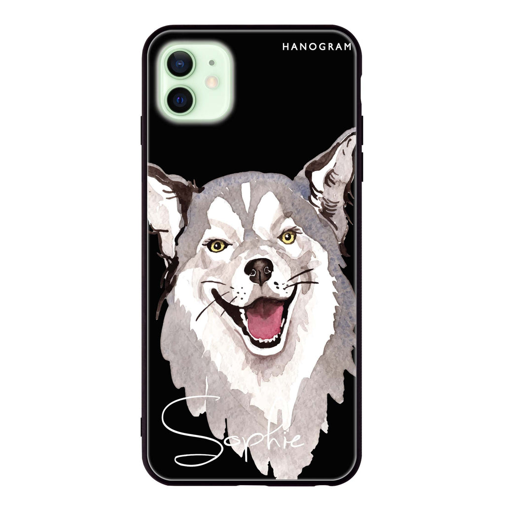 Border Collie iPhone 12 mini 超薄強化玻璃殻