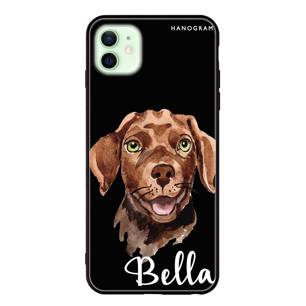 Dachshund iPhone 12 超薄強化玻璃殻