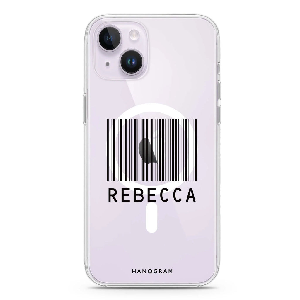 Barcode iPhone 14 Magsafe 兼容水晶透明保護殼