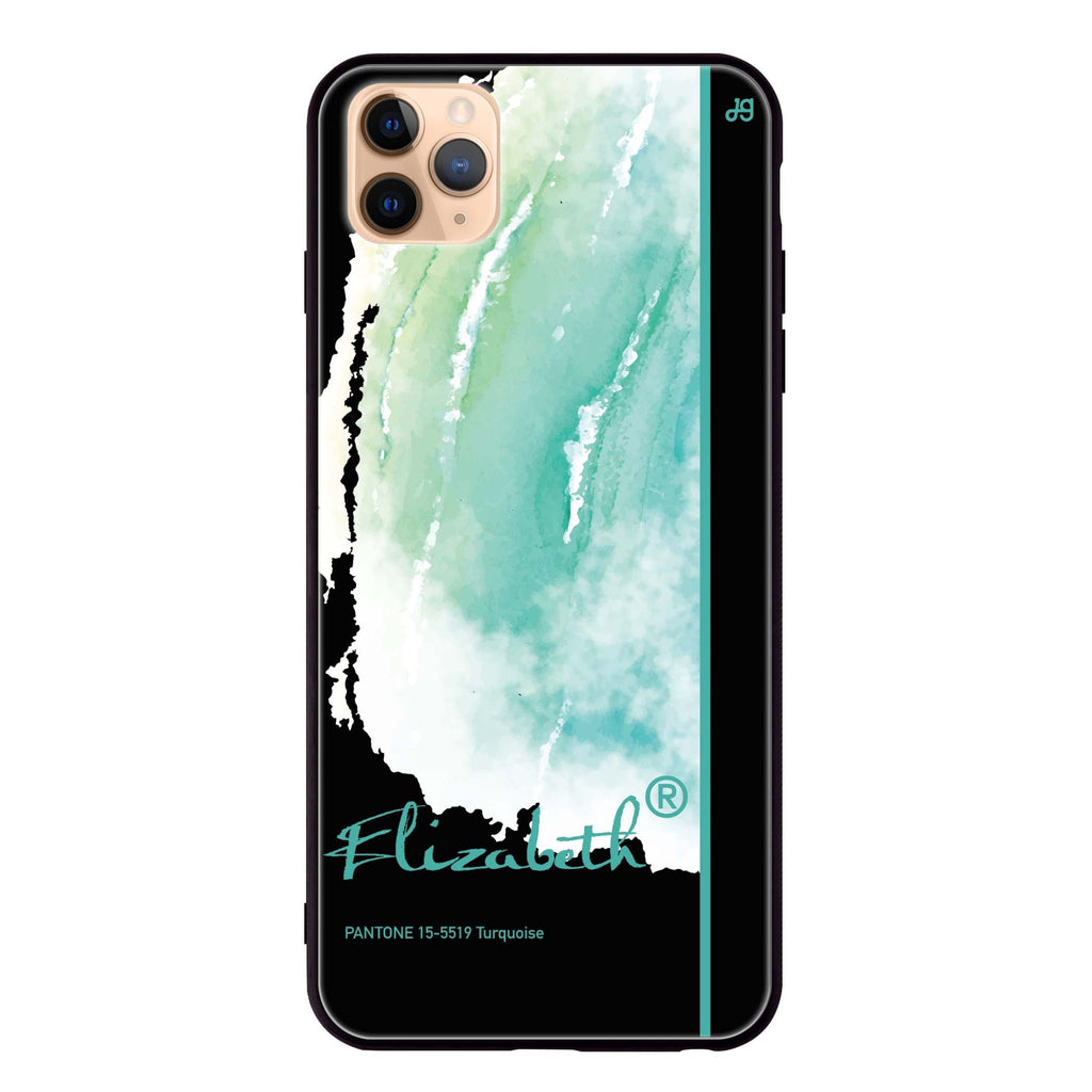#15-5519 Turquoise II iPhone 11 Pro 超薄強化玻璃殻