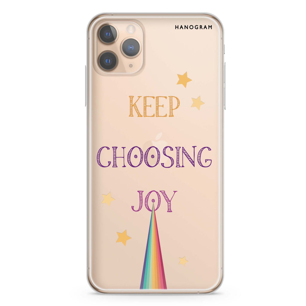 Keep choosing joy iPhone 11 Pro Max 水晶透明保護殼