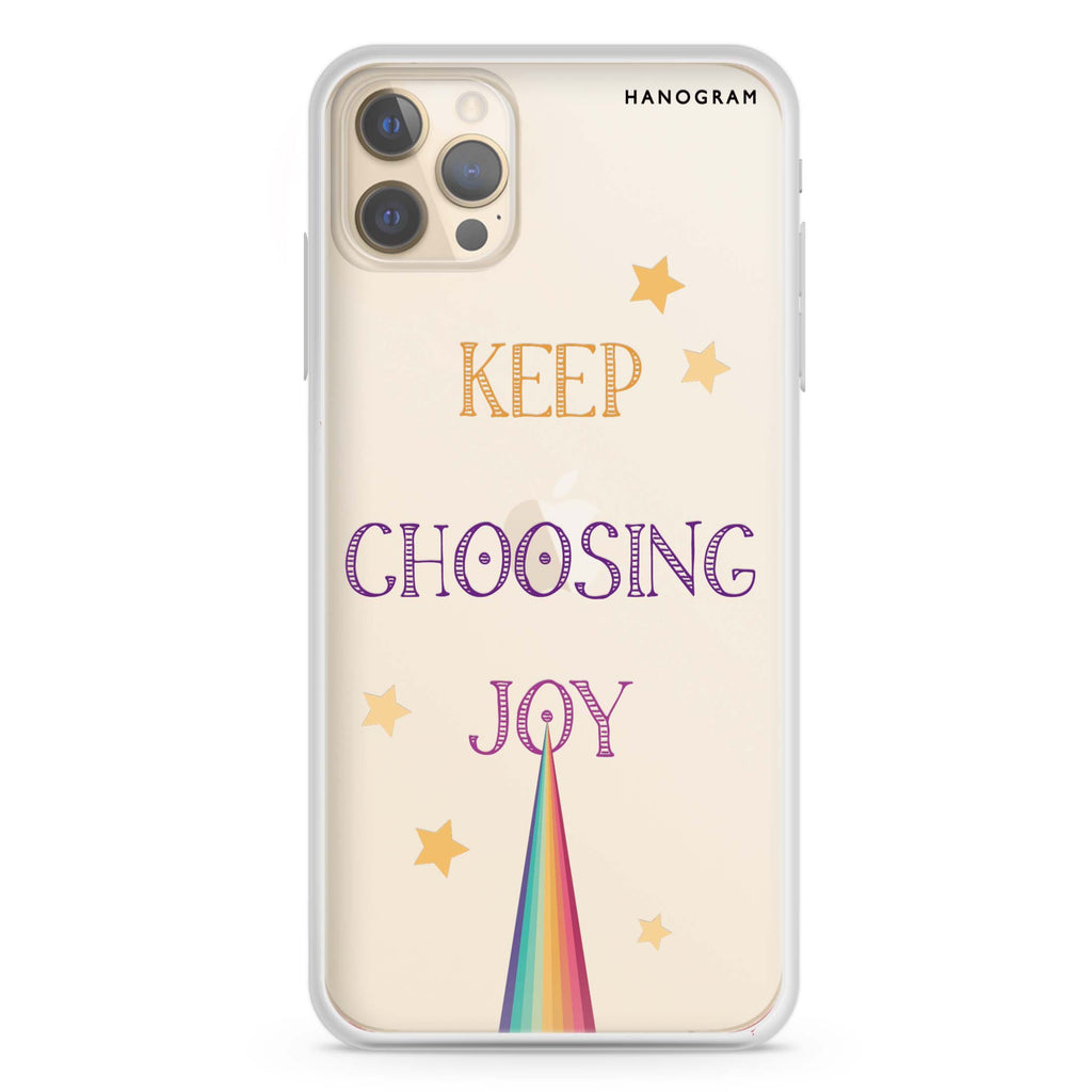Keep choosing joy iPhone 12 Pro 透明軟保護殻
