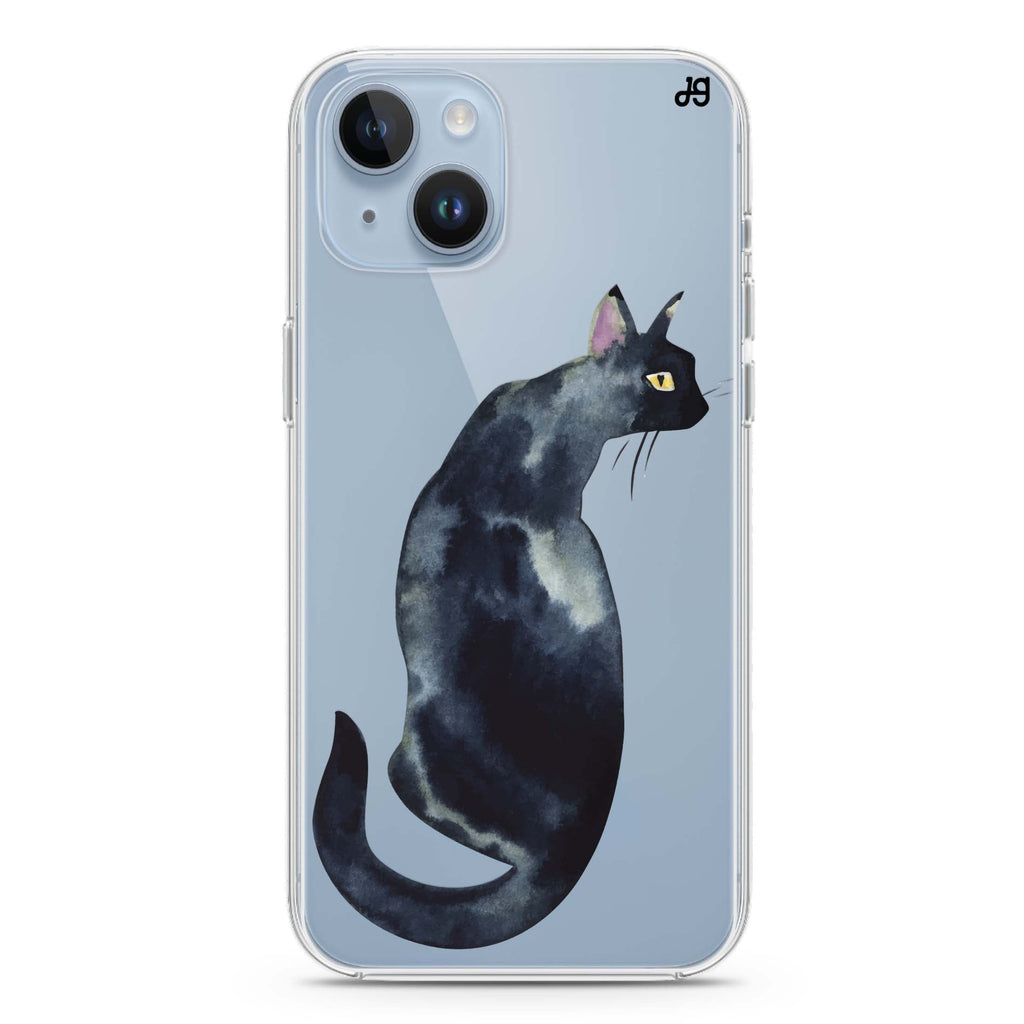 Watercolour Cat iPhone 14 水晶透明保護殼