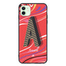 Glitched Monogram iPhone 12 mini 超薄強化玻璃殻
