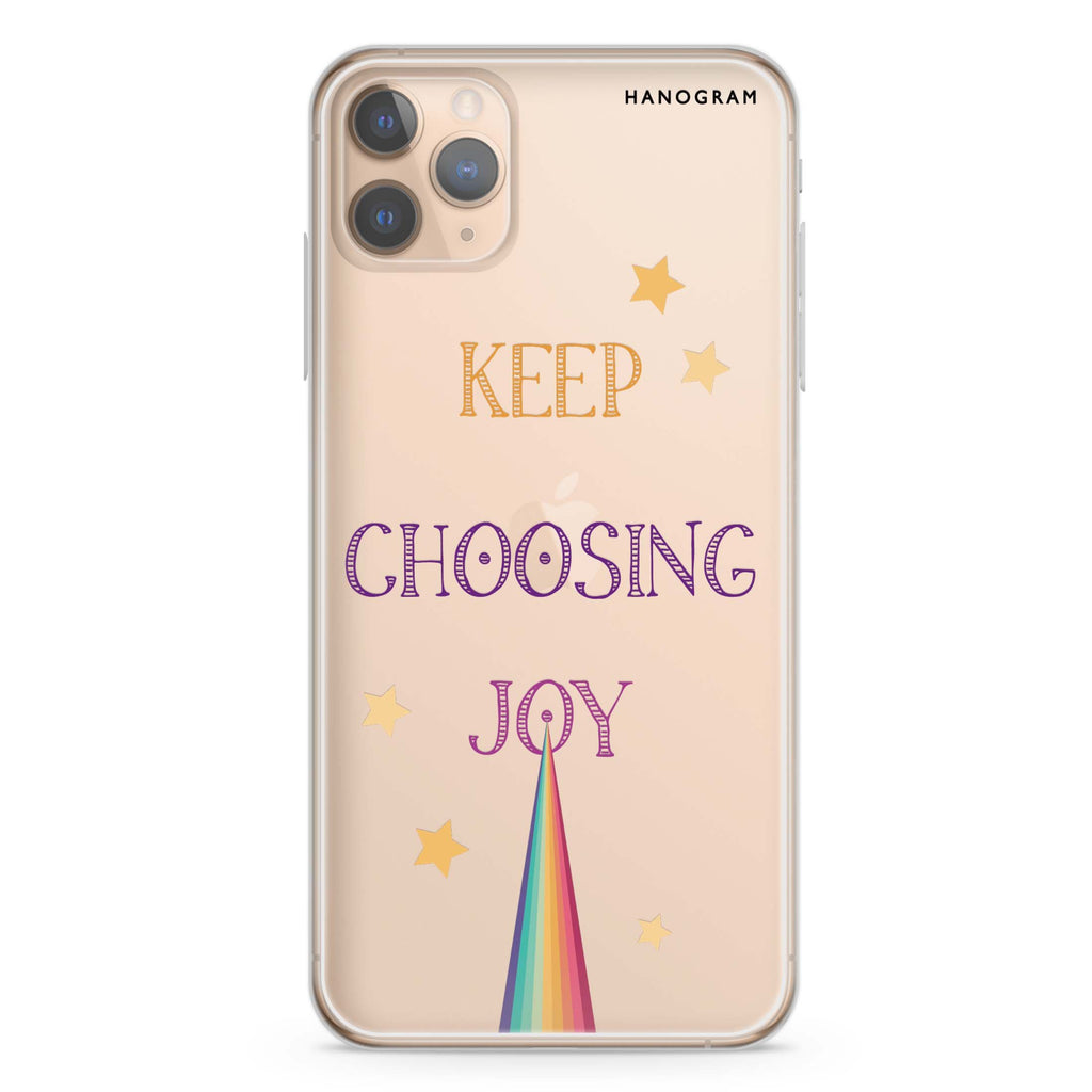 Keep choosing joy iPhone 11 Pro 水晶透明保護殼