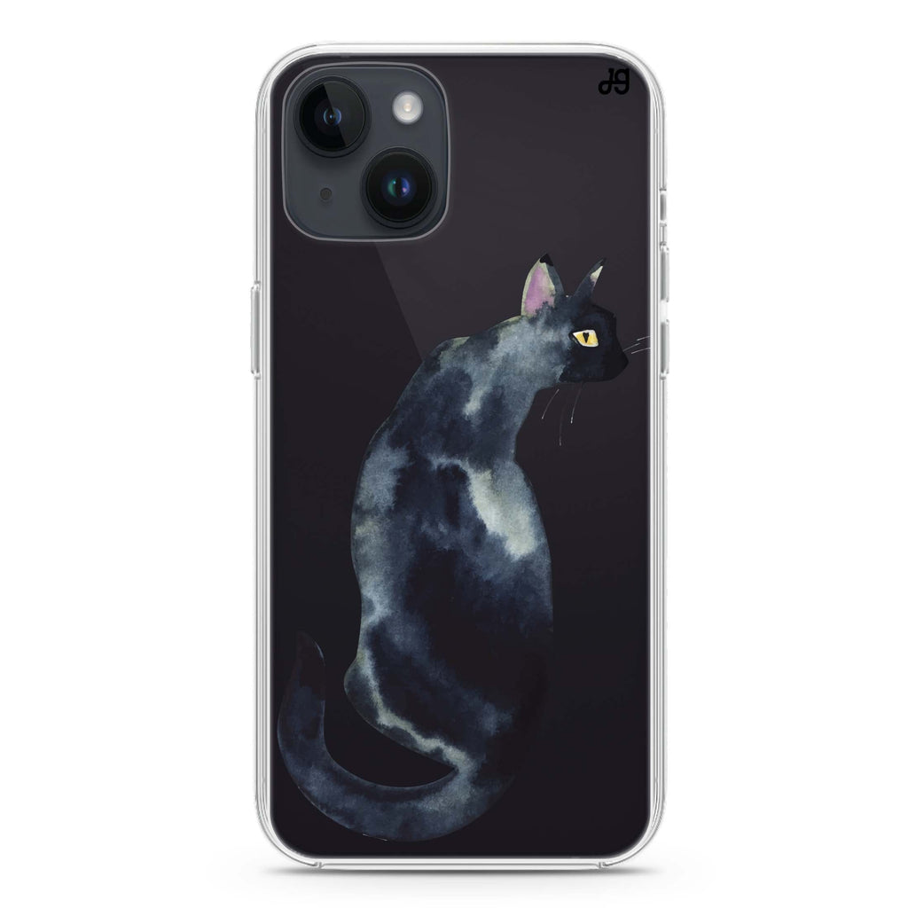 Watercolour Cat iPhone 14 plus 水晶透明保護殼