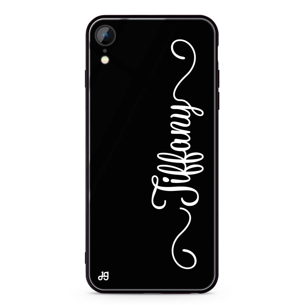 Vertical Cursive Handwritten iPhone XR 超薄強化玻璃殻