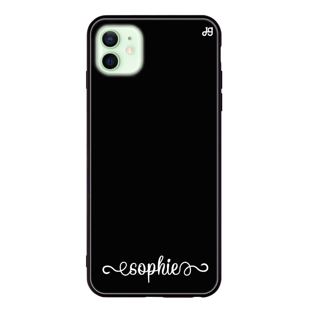 Cursive Handwritten iPhone 12 超薄強化玻璃殻