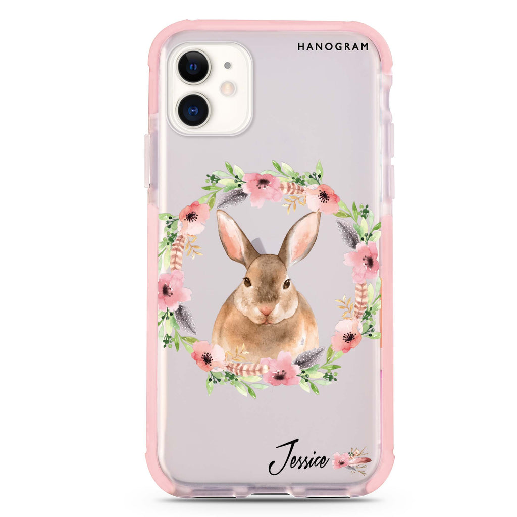 Floral Rabbit iPhone 11 吸震防摔保護殼
