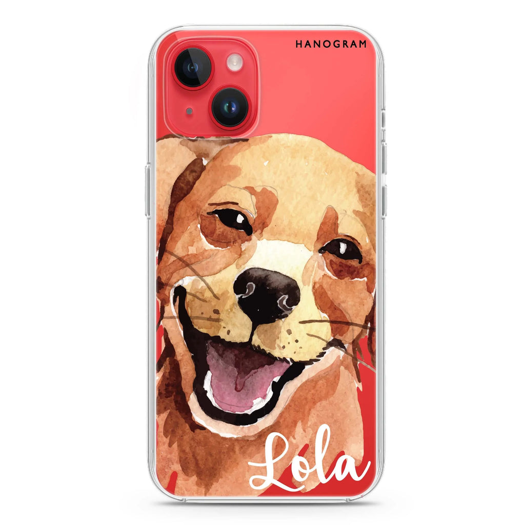 Golden Retriever iPhone 14 plus 水晶透明保護殼
