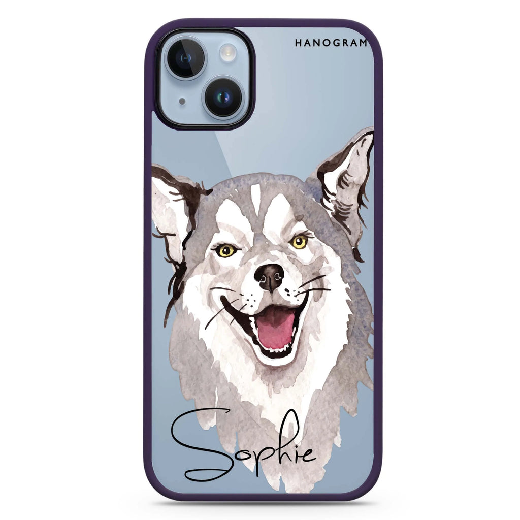 Border Collie iPhone 14 Plus Magsafe 兼容防衝擊保護殼