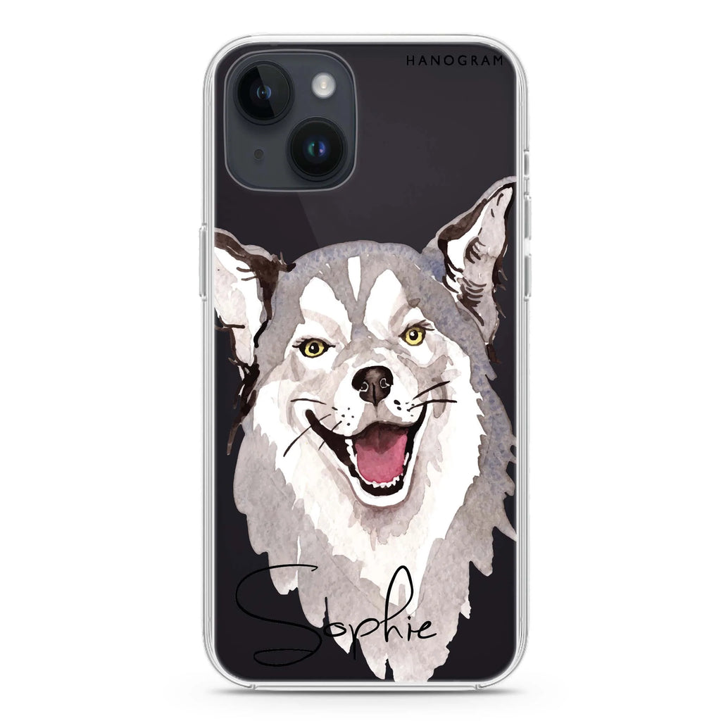 Border Collie iPhone 14 水晶透明保護殼