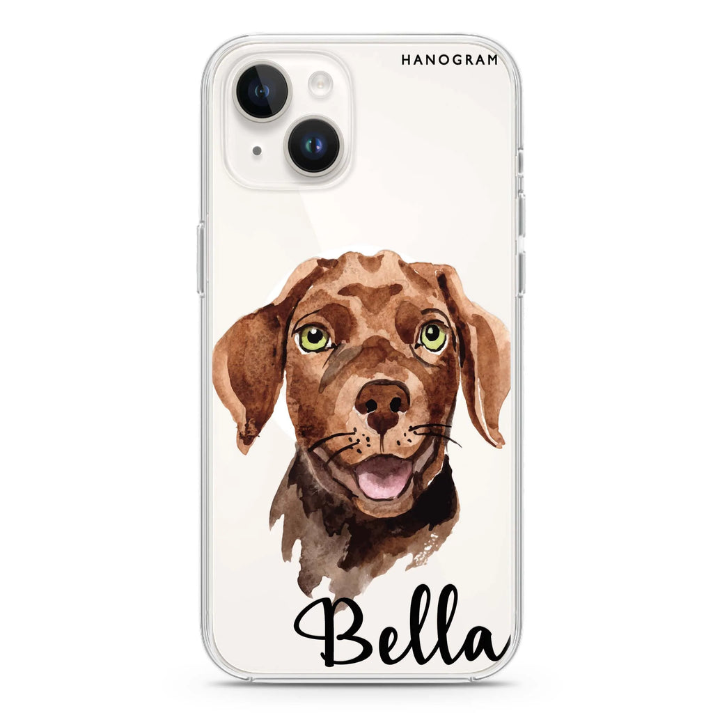 Dachshund iPhone 14 Plus Magsafe 兼容水晶透明保護殼