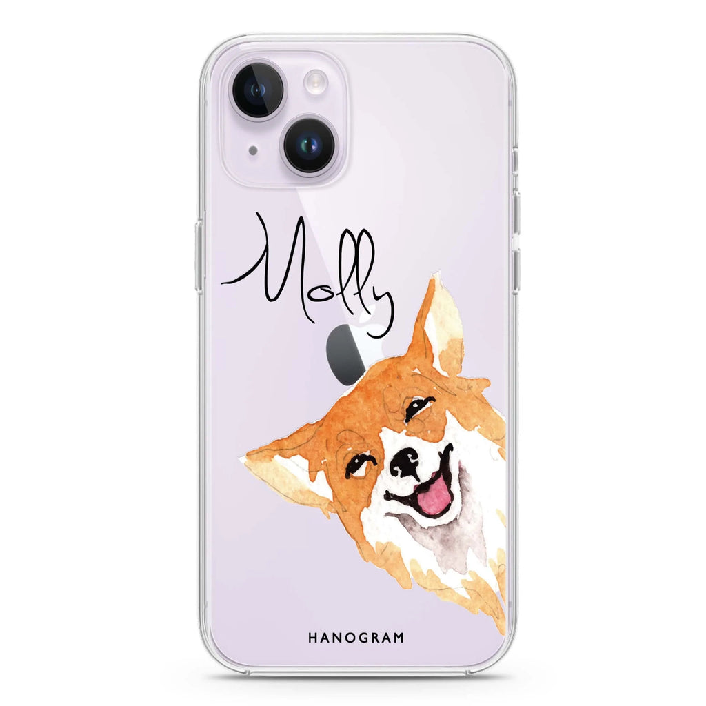 Welsh Corgi iPhone 14 plus 水晶透明保護殼