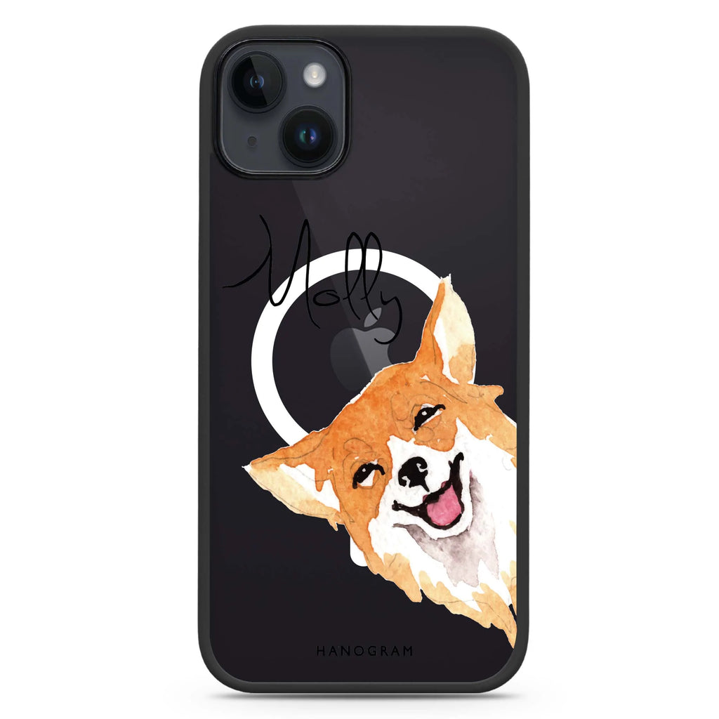 Welsh Corgi iPhone 14 Plus Magsafe 兼容防衝擊保護殼