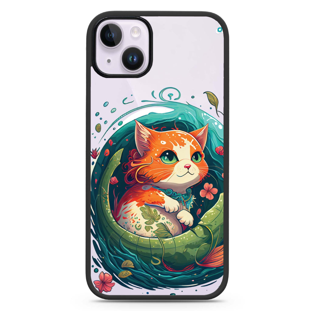 Mermaid Cat iPhone 14 Plus Magsafe 兼容防衝擊保護殼