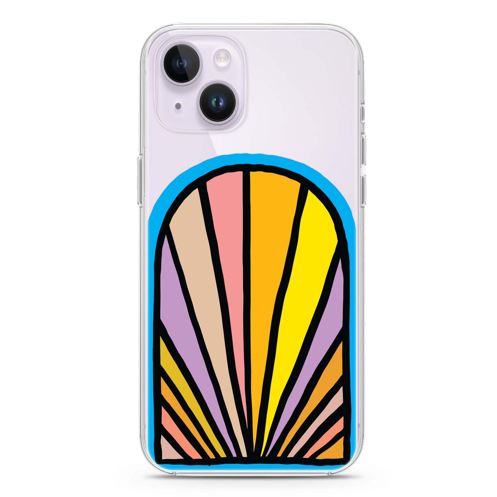 Lucky Rainbow iPhone 14 Magsafe 兼容水晶透明保護殼