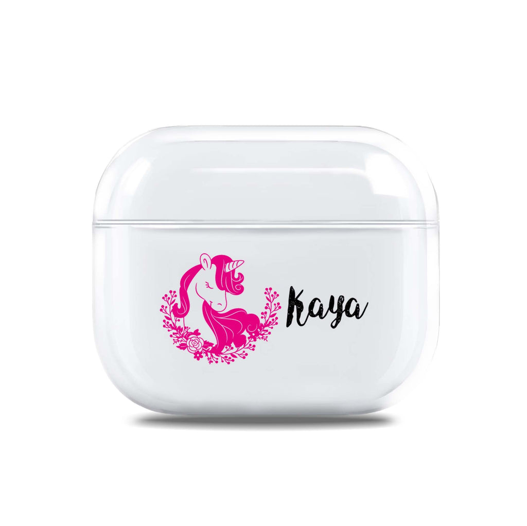 Pink Unicorn AirPods 透明保護殻