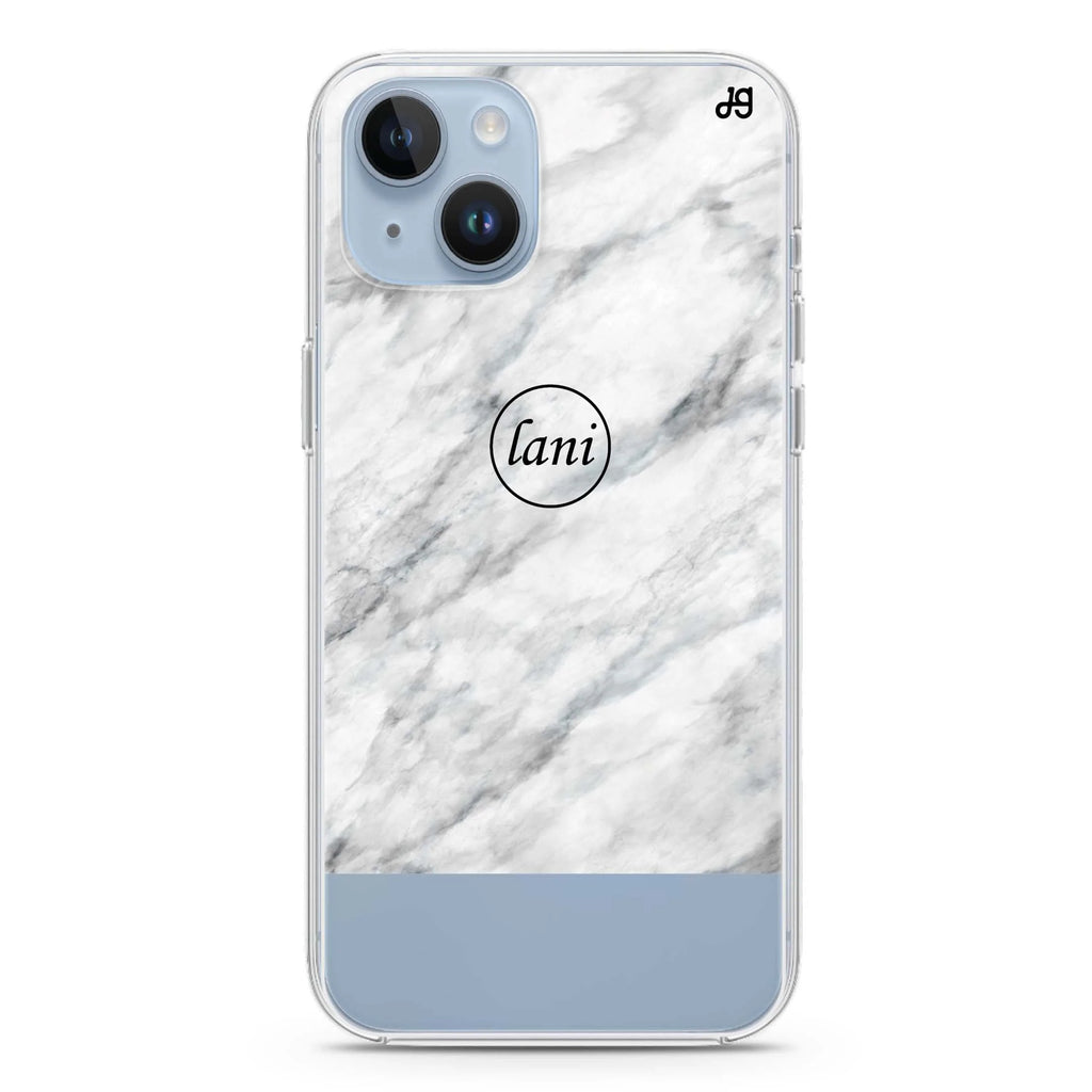 White Marble Transparent iPhone 14 水晶透明保護殼