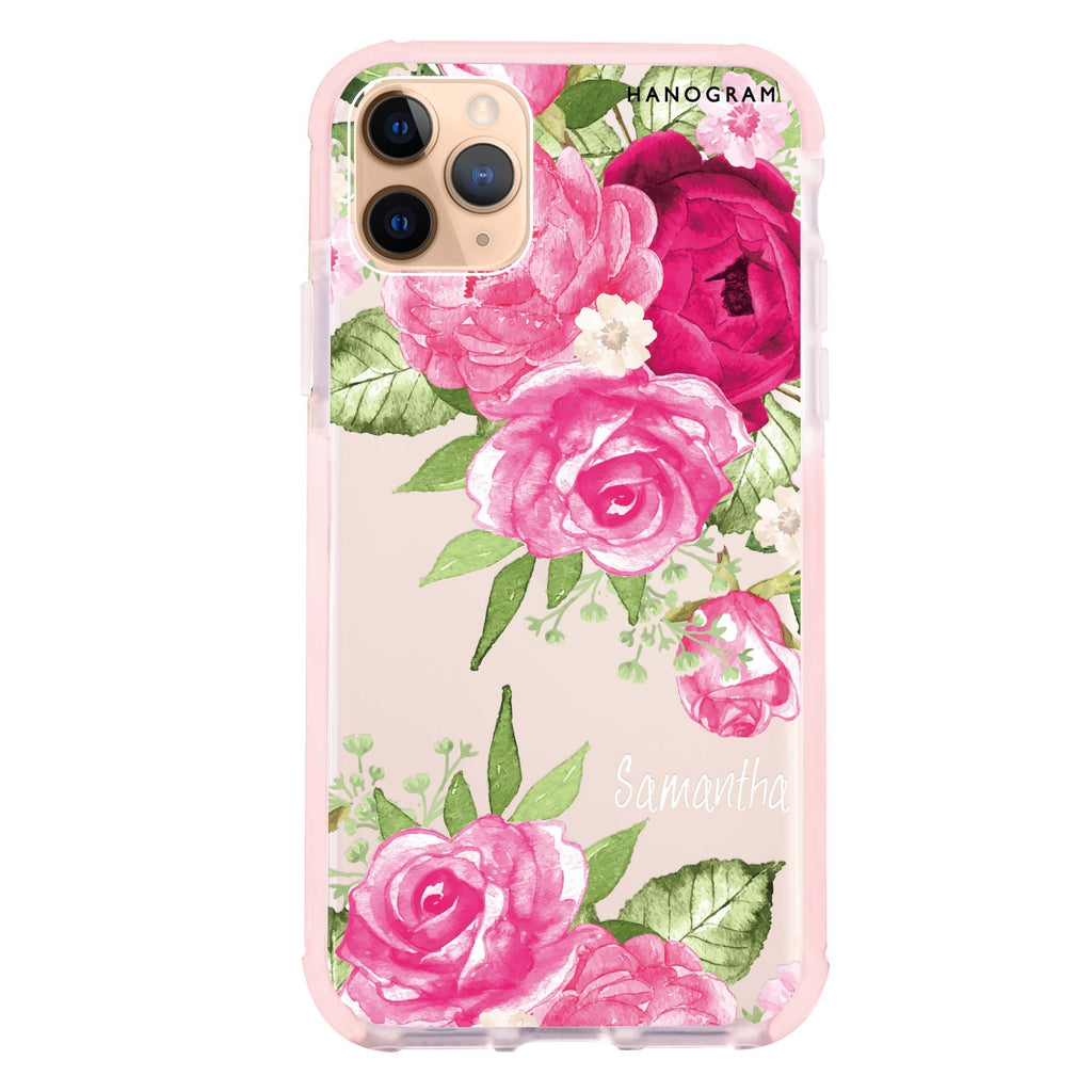 Watercolor Rose iPhone 11 Pro 吸震防摔保護殼