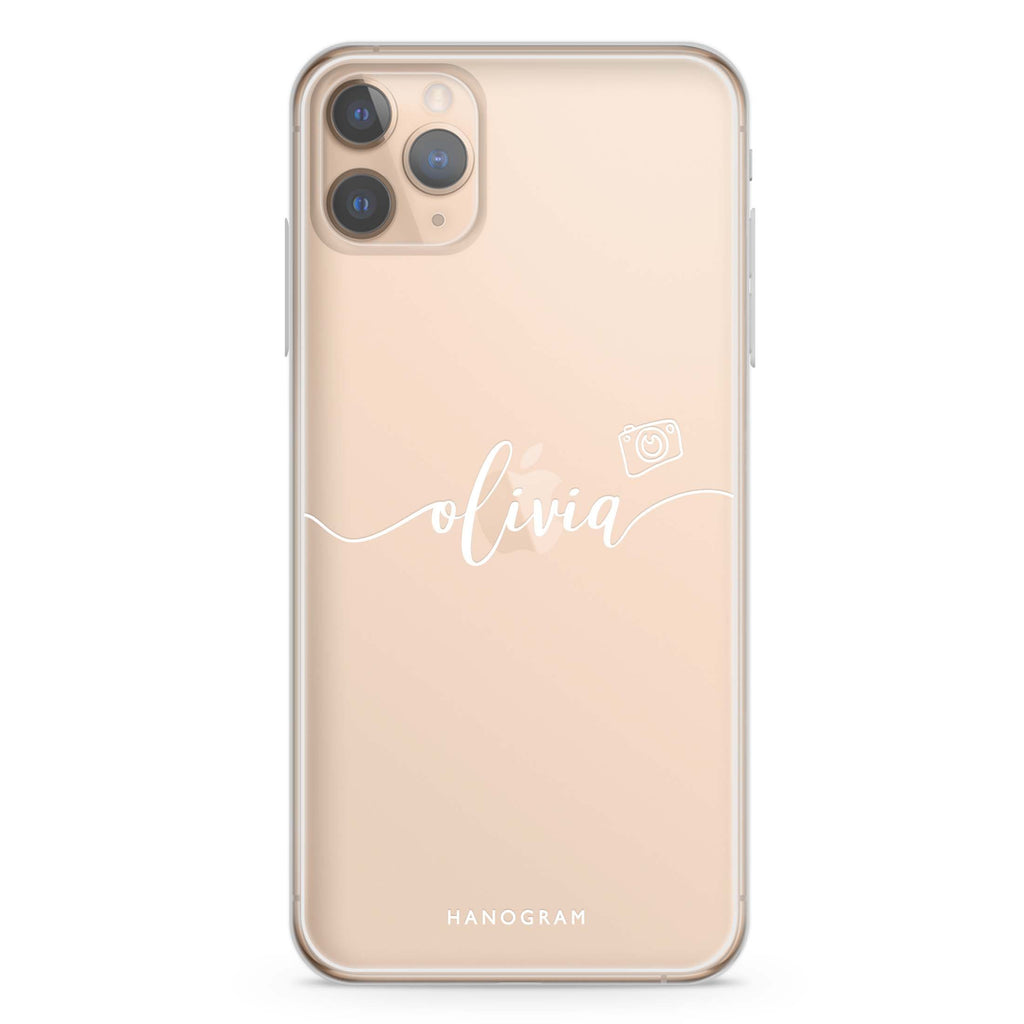 Camera & Handwritten iPhone 11 Pro Max 水晶透明保護殼