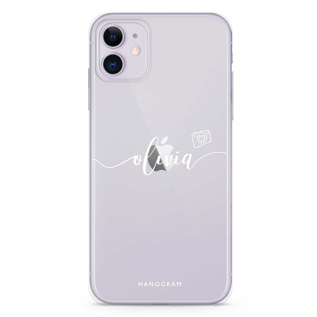 Camera & Handwritten iPhone 11 水晶透明保護殼