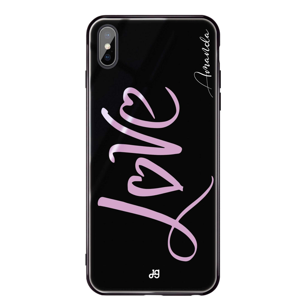 Love & Love iPhone XS 超薄強化玻璃殻