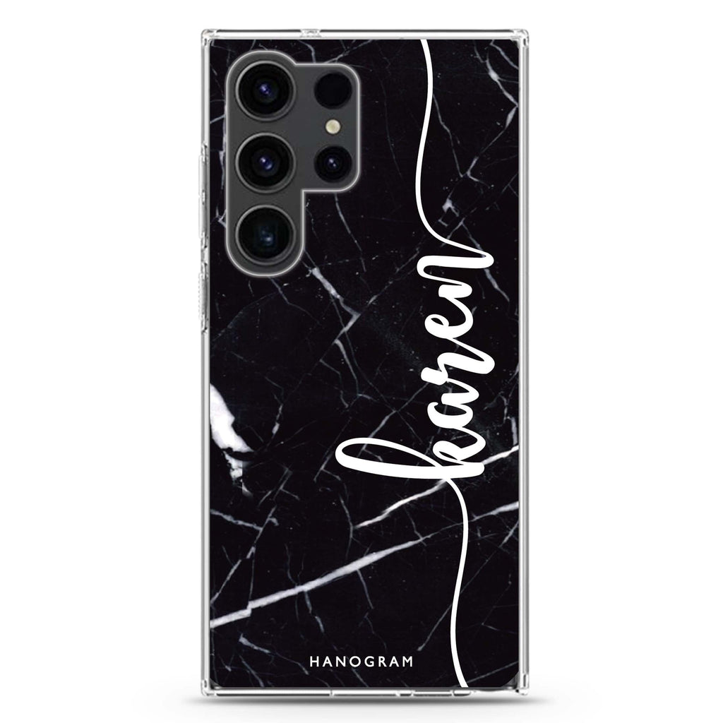 Marble Edition VIII Samsung Galaxy Ultra 可加名字透明保護殼，適用 S26/S25/S24/S23 Ultra，圖1