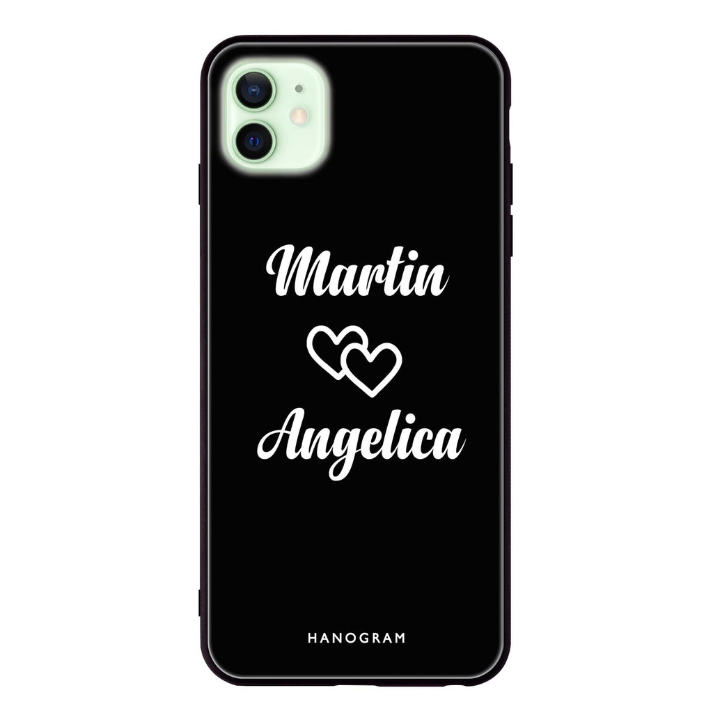 I Love You iPhone 12 mini 超薄強化玻璃殻
