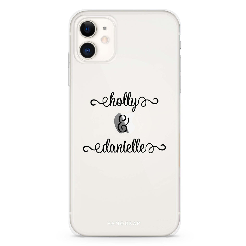 Our Cursive Handwritten iPhone 11 水晶透明保護殼