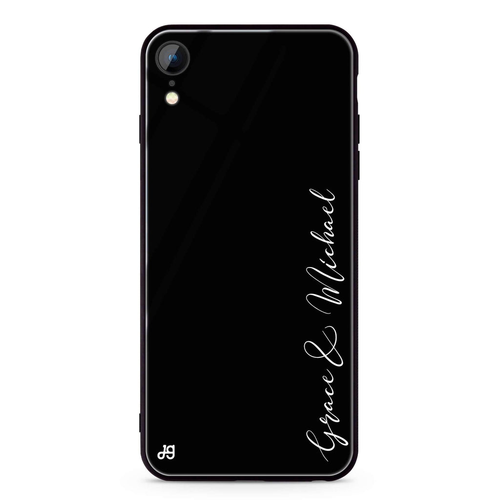 Handwritten You And Me iPhone XR 超薄強化玻璃殻