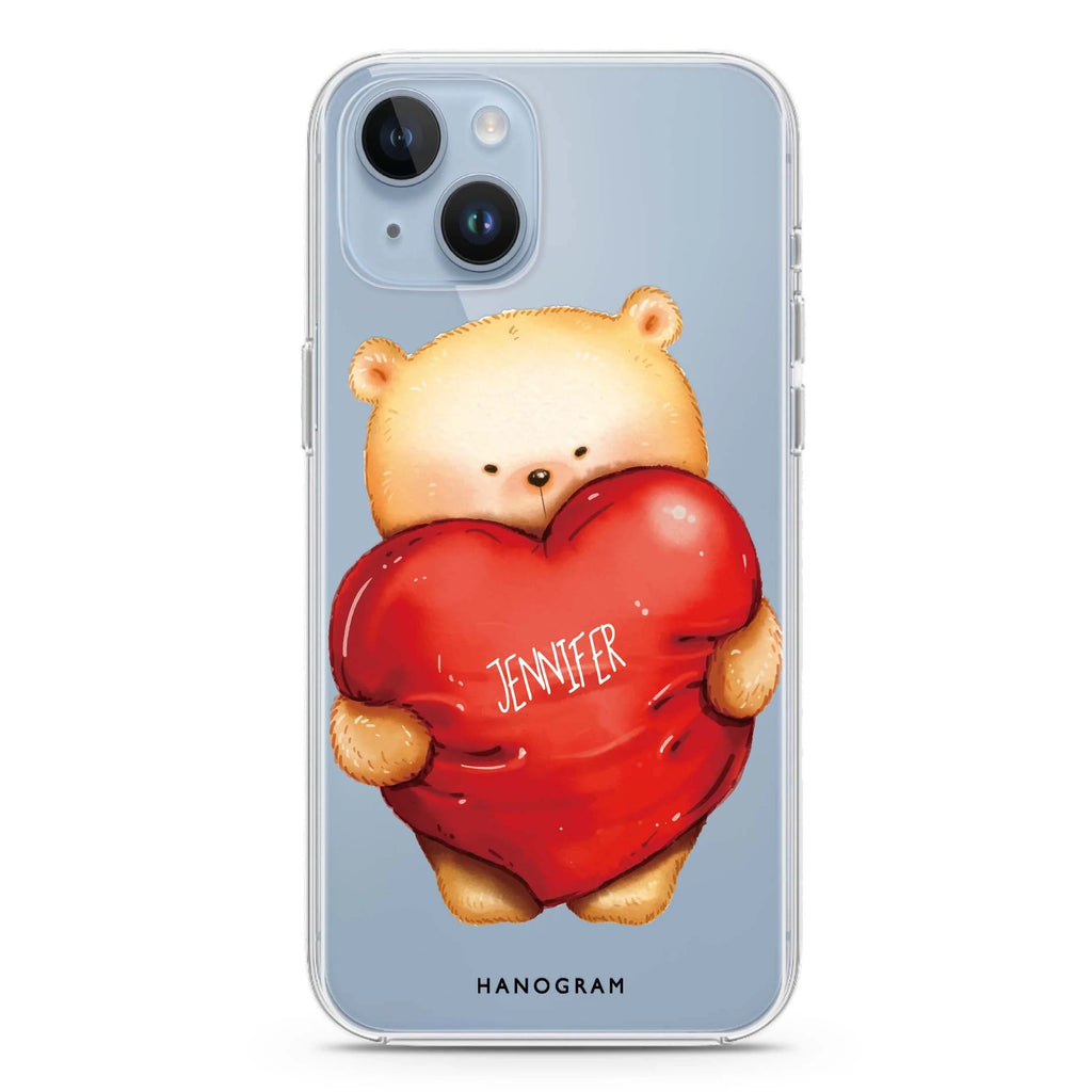 Bear Hug iPhone 14 水晶透明保護殼