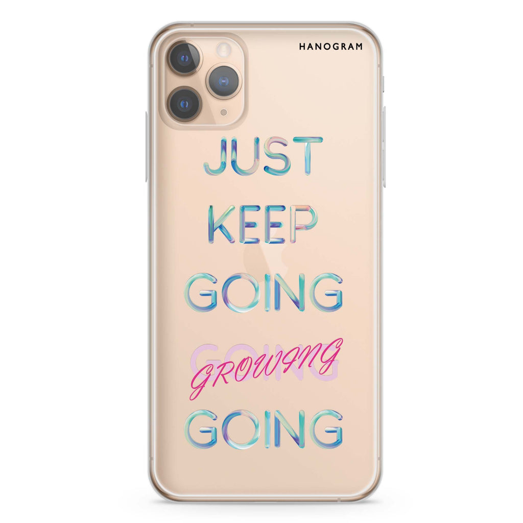 Keep Going iPhone 11 Pro Max 水晶透明保護殼